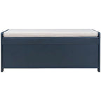 3-drawer Wooden Storage Bench with Cushion