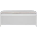 3-drawer Wooden Storage Bench with Cushion