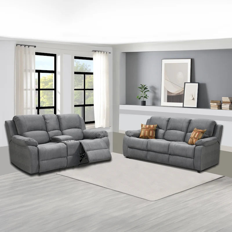 Tracey 2-Piece Transitional Queen Sofa Bed Set