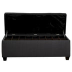 The Sole Secret Shoe Storage Bench - Candice Charcoal