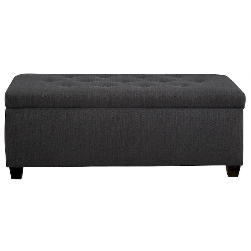 The Sole Secret Shoe Storage Bench - Candice Charcoal