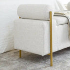 Elegant Upholstered Velvet Storage Bench