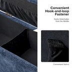 Angelus Upholstered Flip Top Storage Bench withTwo Pillows and Arms by HULALA HOME
