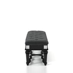 Zeln Traditional Fabric Tufted Upholstered Accent Bench by Furniture of America