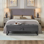 58.6  Bed Bench Metal Base with Storage