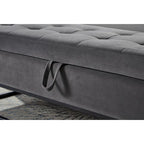 58.6  Bed Bench Metal Base with Storage