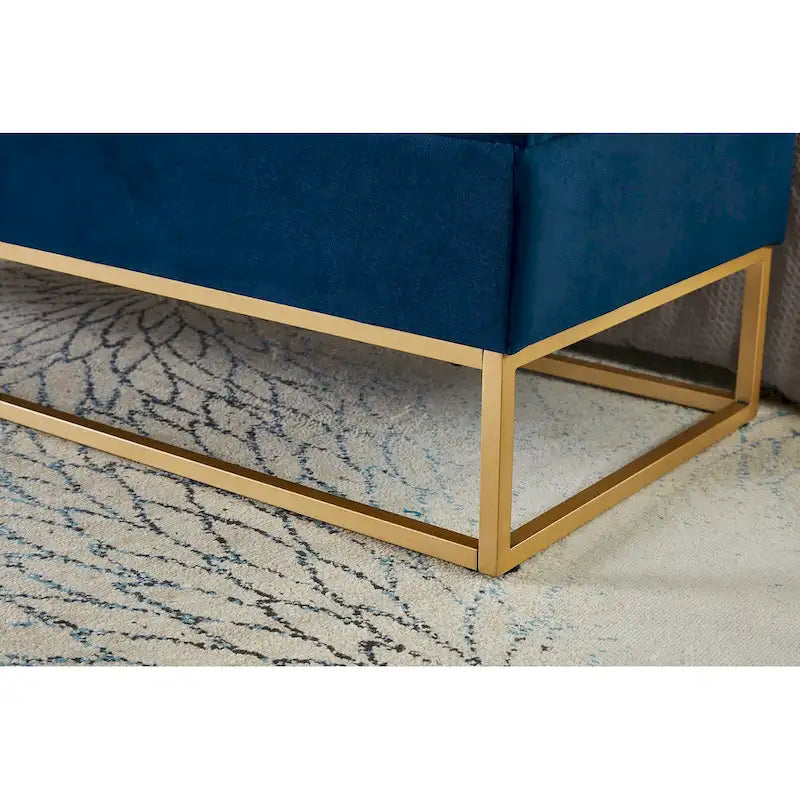 58.6  Bed Bench Metal Base with Storage