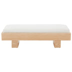 SAFAVIEH Couture Ferah White Wood Bench - 52  W x 20  D x 17  H - 52Wx20Dx17H