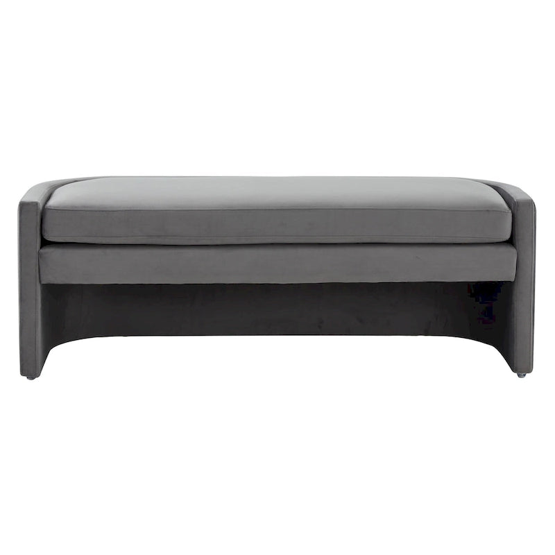 SAFAVIEH Couture Borghildur Curved Bench - 55Wx22Dx20H