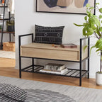 SAFAVIEH Polymnia Storage Bench - 35  W x 16  D x 24  H - 35Wx16Dx24H