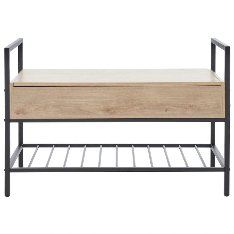 SAFAVIEH Polymnia Storage Bench - 35  W x 16  D x 24  H - 35Wx16Dx24H