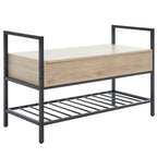SAFAVIEH Polymnia Storage Bench - 35  W x 16  D x 24  H - 35Wx16Dx24H