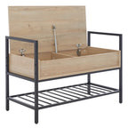SAFAVIEH Polymnia Storage Bench - 35  W x 16  D x 24  H - 35Wx16Dx24H