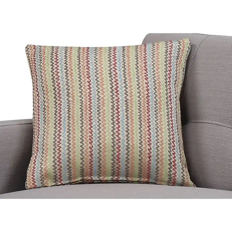 Crystal Mid-Century Modern Grey Sofa