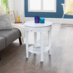 Solid Parawood Philips Accent Table