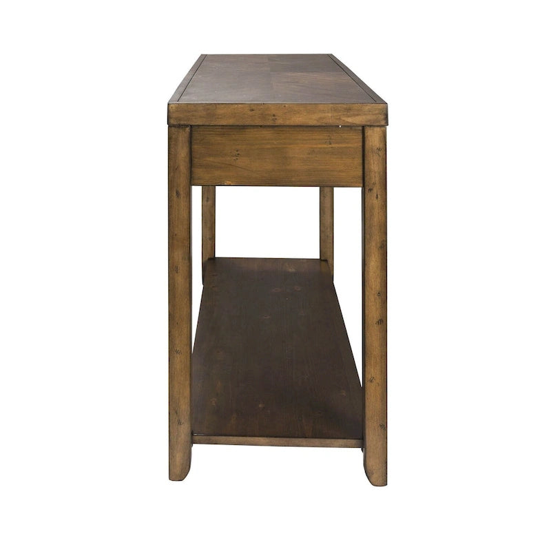 Mitchell Nutmeg Brown Sofa Table 46 Inches