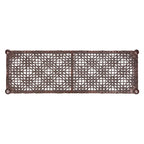 SAFAVIEH Mahalia Bandelier Wood & Leather Bench - 47  W x 16  D x 19  H - 47Wx16Dx19H