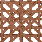 SAFAVIEH Mahalia Bandelier Wood & Leather Bench - 47  W x 16  D x 19  H - 47Wx16Dx19H