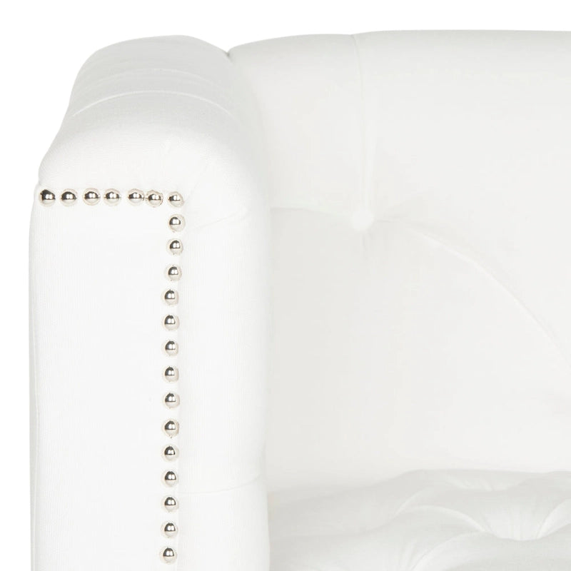 SAFAVIEH Kamilah White/ Clear Club Chair - 31.9  x 33.9  x 29.9  - 32Wx34Dx30H