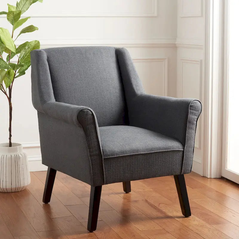 SAFAVIEH Selina Accent Chair - 30  W x 30.3  L x 26.2  H - 30Wx30Dx26H