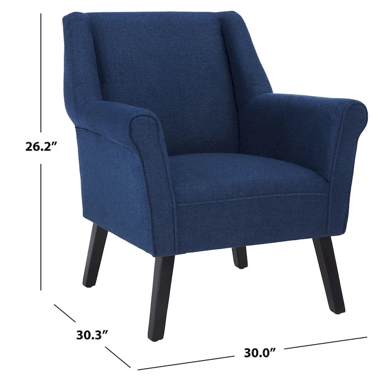 SAFAVIEH Selina Accent Chair - 30  W x 30.3  L x 26.2  H - 30Wx30Dx26H