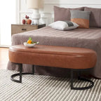 SAFAVIEH Sannie Oval Bench - 50  W x 20  D x 19  H - 50Wx20Dx19H
