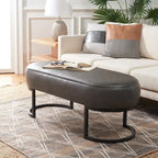 SAFAVIEH Sannie Oval Bench - 50  W x 20  D x 19  H - 50Wx20Dx19H