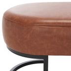 SAFAVIEH Sannie Oval Bench - 50  W x 20  D x 19  H - 50Wx20Dx19H