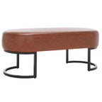 SAFAVIEH Sannie Oval Bench - 50  W x 20  D x 19  H - 50Wx20Dx19H