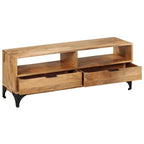 vidaXL TV Stand Mango Wood 47.2 x13.8 x17.7