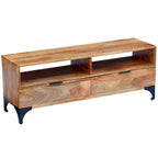 vidaXL TV Stand Mango Wood 47.2 x13.8 x17.7
