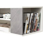 WAMPAT Floating TV Stand Shelf Wall Mounted Entertainment Center Floating Cabinet Media Hutch Under TV, 39 Inch