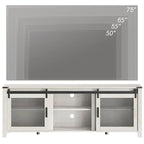 WAMPAT 36 inch 3 Sided Glass Electric Fireplace InsertBlack