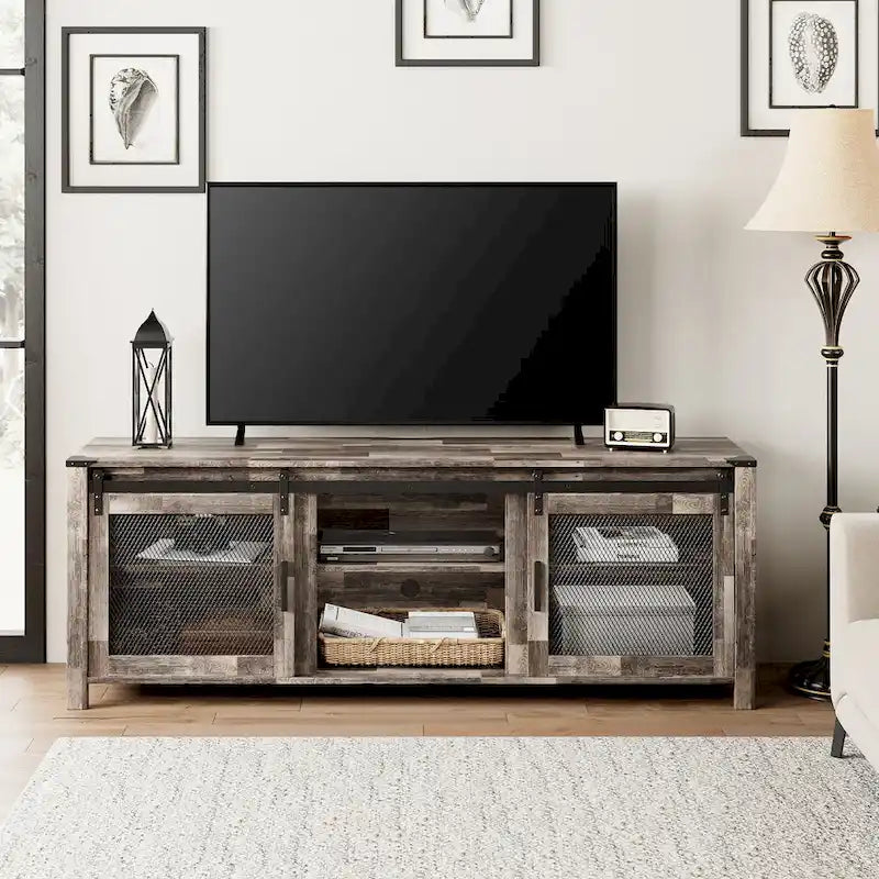 WAMPAT 36 inch 3 Sided Glass Electric Fireplace InsertBlack