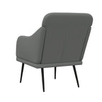 vidaXL Armchair Dark Gray 24.8 x29.9 x31.5  Fabric - 24.8  x 29.9  x 31.5