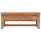 vidaXL Coffee Table 43.3 x20.5 x17.7  Solid Acacia Wood - 43.3  x 20.5  x 17.7