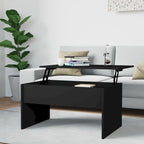 vidaXL Coffee Table Lift Top End Table Accent Side Sofa Table Engineered Wood - 31.5  x 19.9  x 16.3