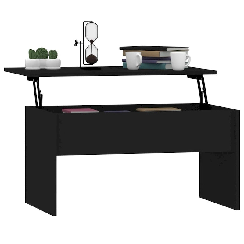 vidaXL Coffee Table Lift Top End Table Accent Side Sofa Table Engineered Wood - 31.5  x 19.9  x 16.3