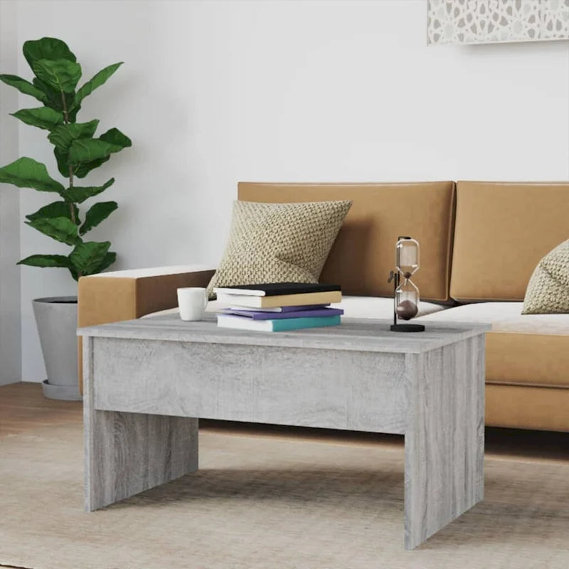vidaXL Coffee Table Lift Top End Table Accent Side Sofa Table Engineered Wood - 31.5  x 19.9  x 16.3