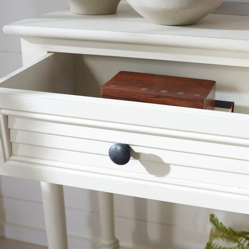 SAFAVIEH Tinnie 2-Drawer Console Table - 36  W x 13  L x 29.5  H - 36Wx13Dx30H