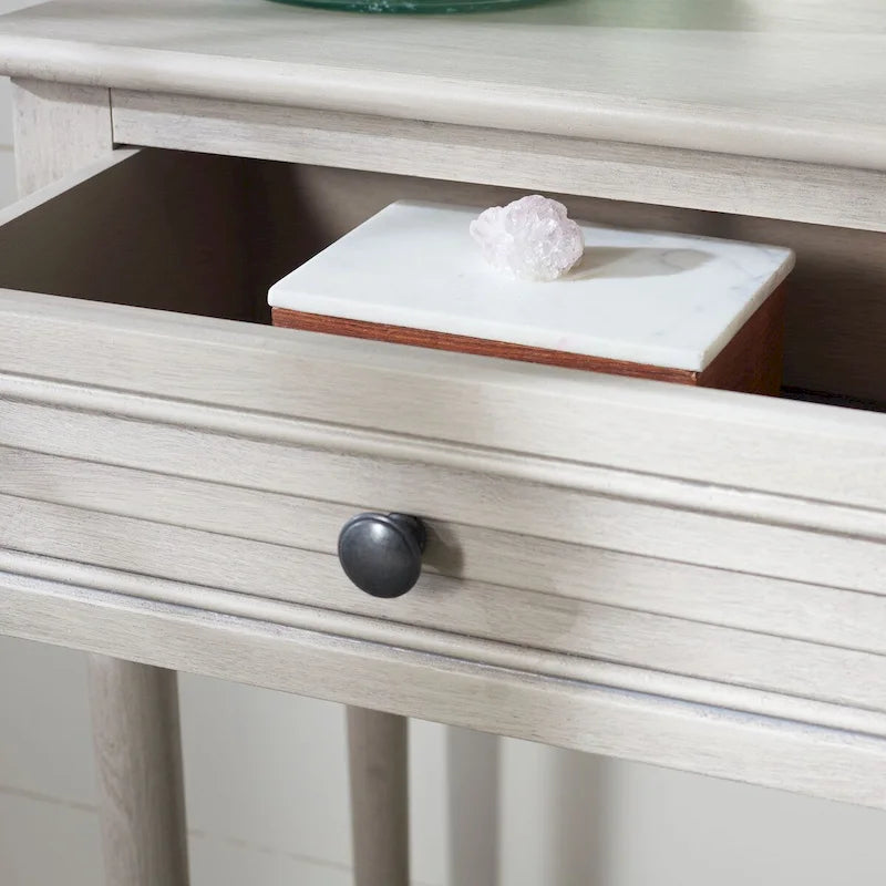 SAFAVIEH Tinnie 2-Drawer Console Table - 36  W x 13  L x 29.5  H - 36Wx13Dx30H