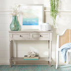 SAFAVIEH Tinnie 2-Drawer Console Table - 36  W x 13  L x 29.5  H - 36Wx13Dx30H