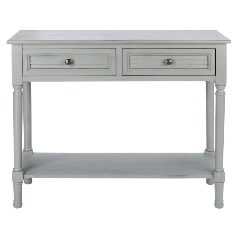 SAFAVIEH Tinnie 2-Drawer Console Table - 36  W x 13  L x 29.5  H - 36Wx13Dx30H