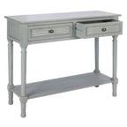 SAFAVIEH Tinnie 2-Drawer Console Table - 36  W x 13  L x 29.5  H - 36Wx13Dx30H