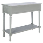 SAFAVIEH Tinnie 2-Drawer Console Table - 36  W x 13  L x 29.5  H - 36Wx13Dx30H