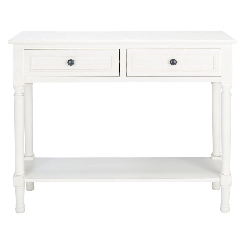 SAFAVIEH Tinnie 2-Drawer Console Table - 36  W x 13  L x 29.5  H - 36Wx13Dx30H
