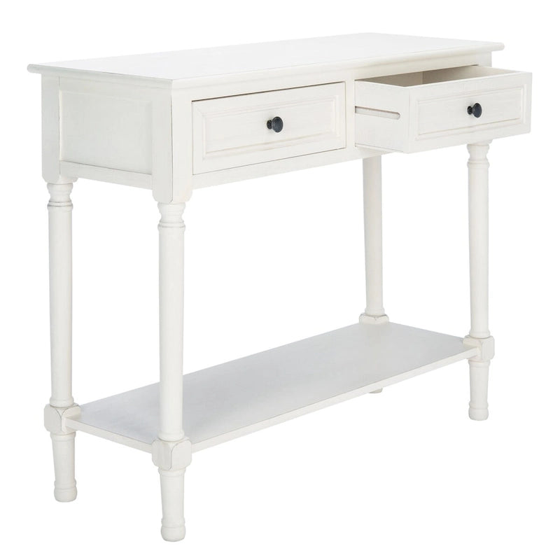 SAFAVIEH Tinnie 2-Drawer Console Table - 36  W x 13  L x 29.5  H - 36Wx13Dx30H