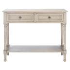 SAFAVIEH Tinnie 2-Drawer Console Table - 36  W x 13  L x 29.5  H - 36Wx13Dx30H