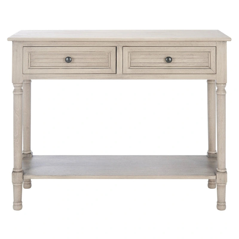 SAFAVIEH Tinnie 2-Drawer Console Table - 36  W x 13  L x 29.5  H - 36Wx13Dx30H