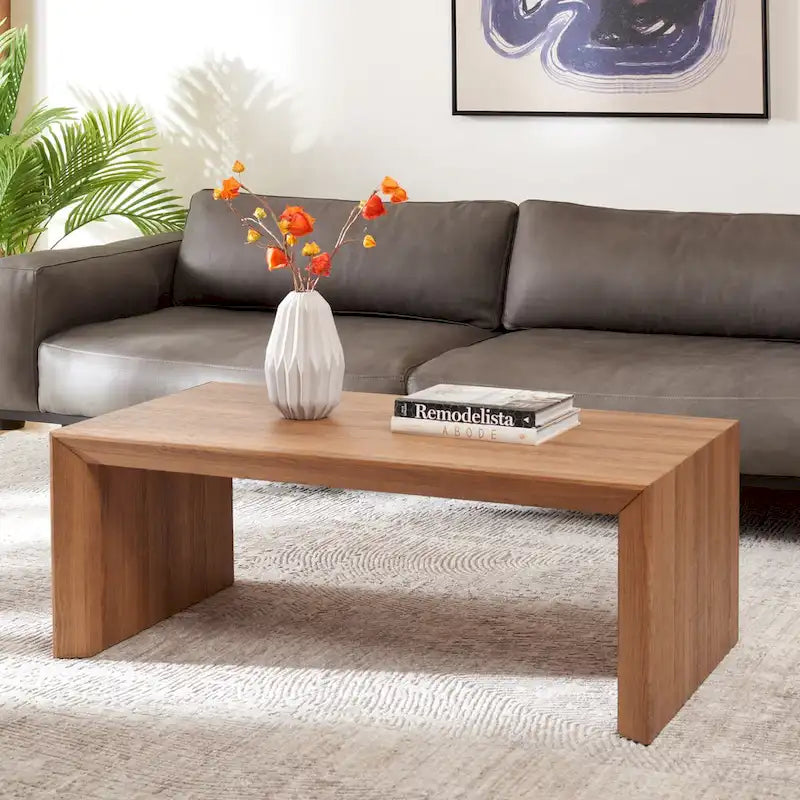 SAFAVIEH Valerie Coffee Table - 43  W x 24  D x 17  H - 43Wx24Dx17H